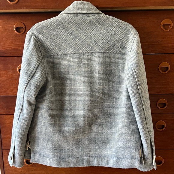 Reformation Baby Blue Wool Coat - Picture 2 of 6